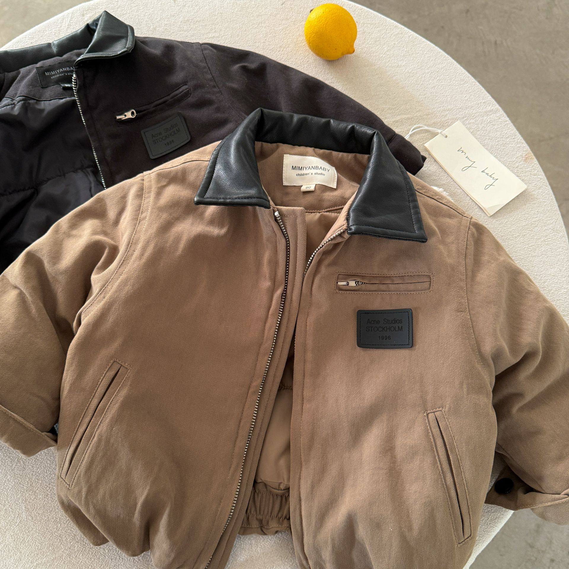 儿童棉衣服男夹棉2025冬新款小童夹克外套洋气宝宝纯色棉袄女加厚,童装/婴儿装/亲子装,普通外套,淘宝优惠券,粉丝福利购,淘宝优惠卷