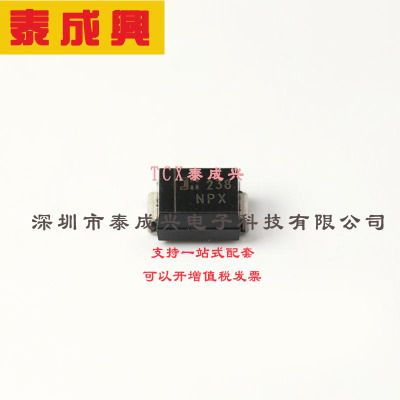 SMBT70A-13-F DIODES(美台) 100V-夹子-5.3A-Ipp-TVS-二极管-表面