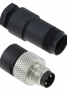 1200910004 CONN RCPT MALE 3POS GOLD SOLDER