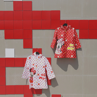 A244 炒雞可愛米妮造型 寶媽一定要入 兒童雨衣 原DAN