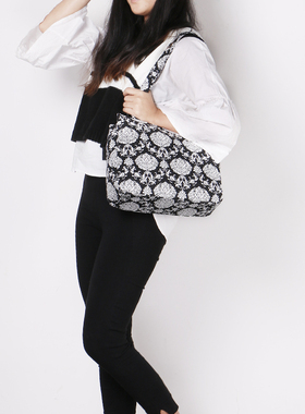 F54旁 清仓 原DAN好品质环保材料印染民族风棉布单肩包斜挎包