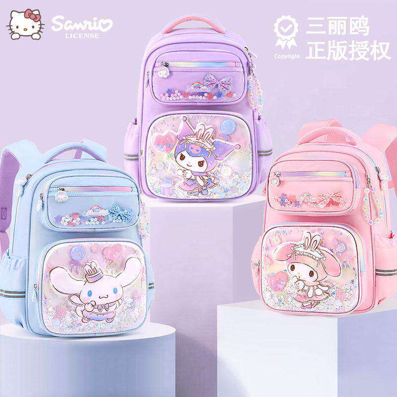 小学生女生护脊减负超轻书包