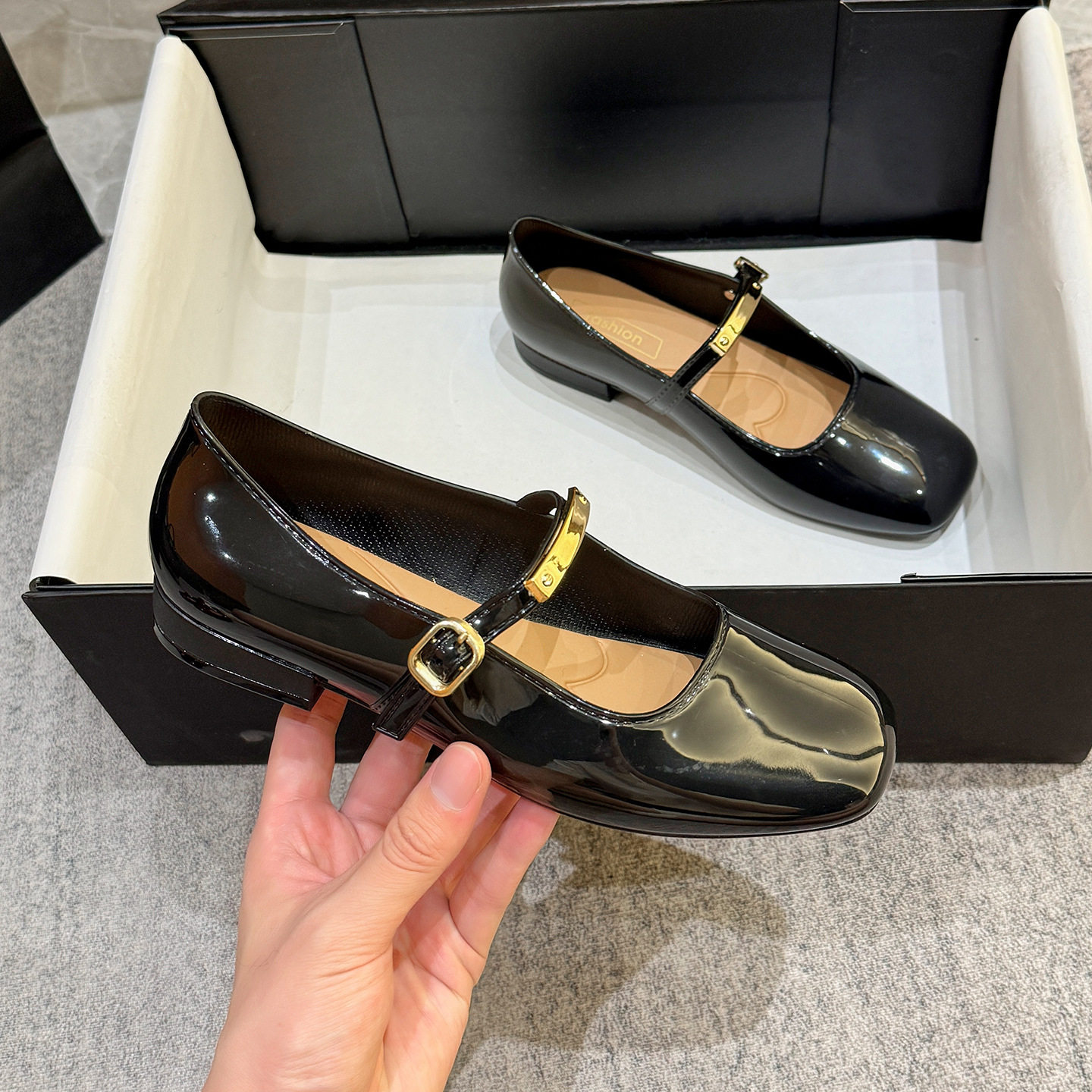 2026时尚玛丽珍鞋小香风女士复古方头百搭浅口单鞋平底防滑工作鞋,女鞋,时尚休闲鞋,淘宝优惠券,粉丝福利购,淘宝优惠卷