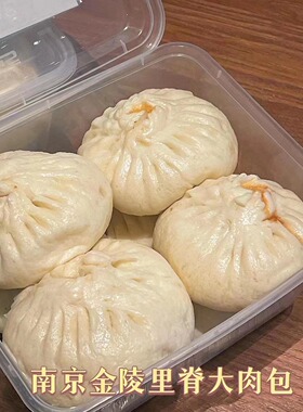 MN【南京金陵里脊肉大肉包】一口爆汁，两口满足，一盒8个装