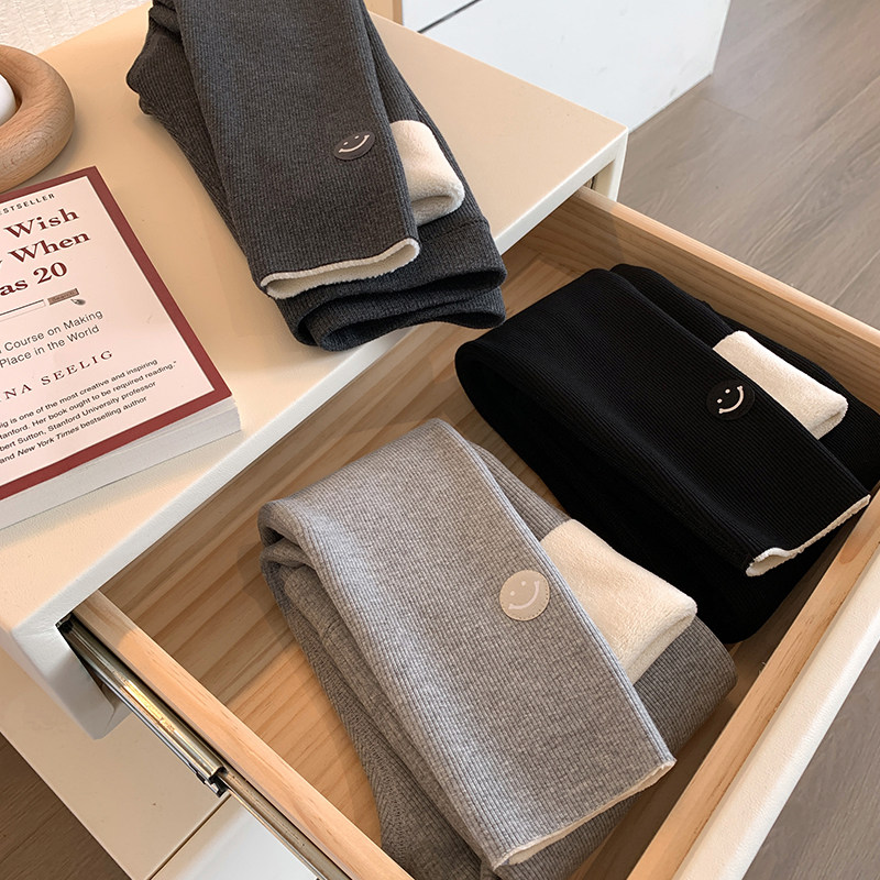 大E小e童装冬季女童韩版笑脸加厚打底裤保暖一体绒紧身裤119,童装/婴儿装/亲子装,裤子,淘宝优惠券,粉丝福利购,淘宝优惠卷