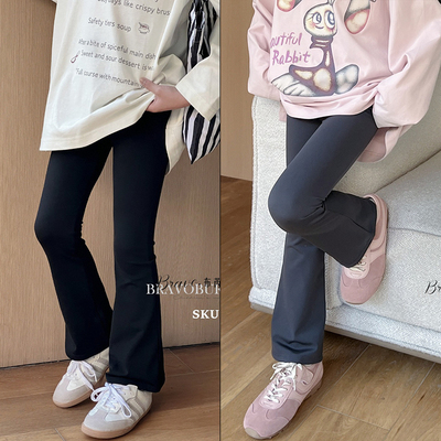 布芮欧瑜伽裤喇叭裤儿童打底裤