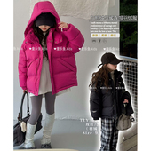 男女童韩版 童乐鱼童装 2024冬新款 连帽保暖外套90白鸭绒羽绒服6110