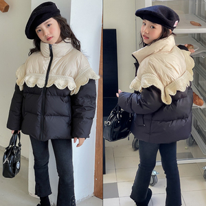 啦芙莱2023冬季新款韩版女童90白鸭绒韩版羽绒服中大童外套2388