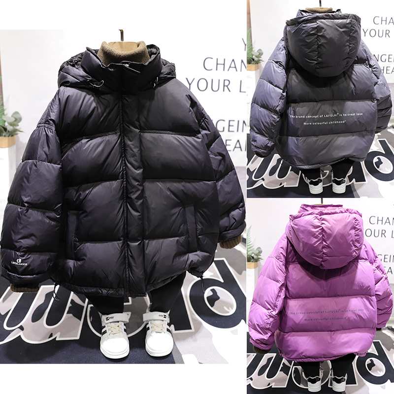啦芙莱外套儿童百搭白鸭绒羽绒服