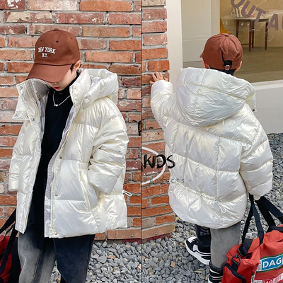 木瓜汁免洗白鸭绒羽绒服儿童外套