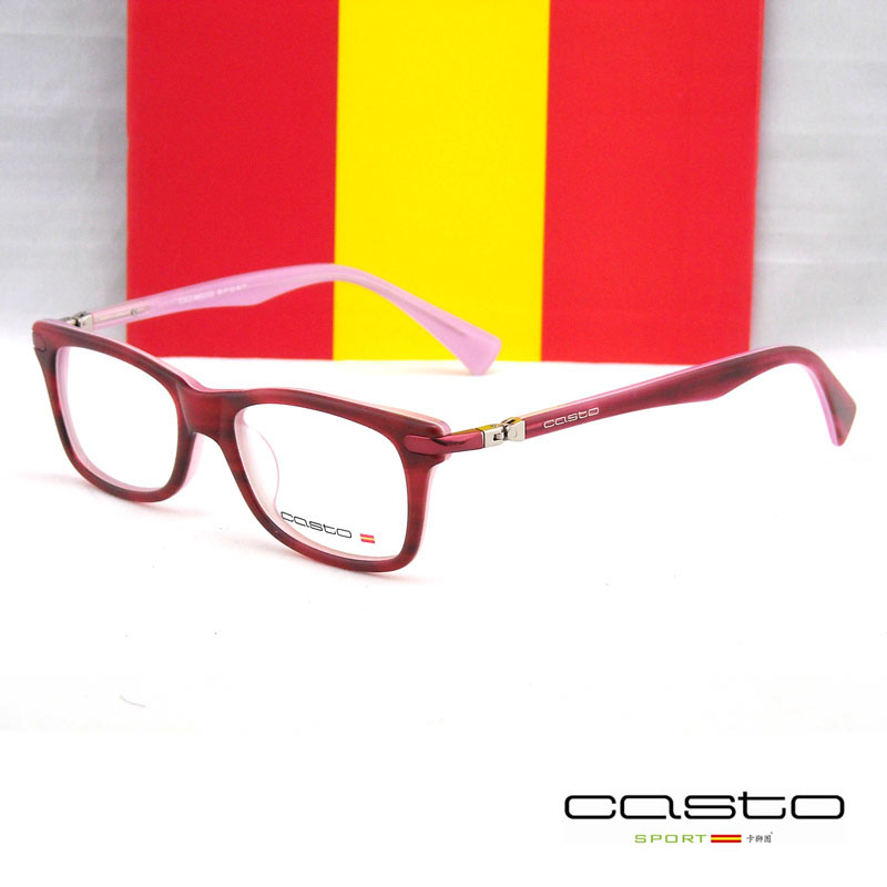 近视旋转不夹脸眼镜架