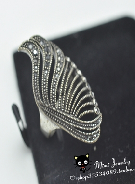 仿古做旧复古vintage戒指夸张