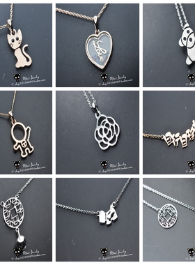 英雄系列网红镀18k金ins复古项链