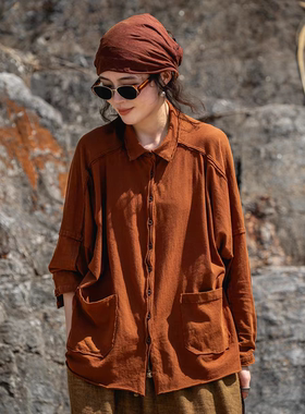 疯子张25秋款单层三色单排扣柔软舒适针织长袖T#08528