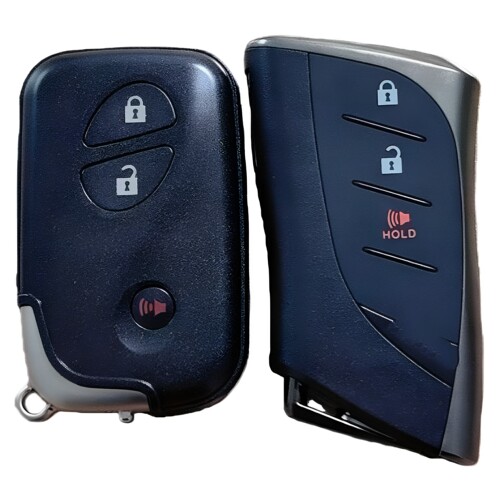 车钥匙适用于ES GS IS LS雷克萨斯2+1键0140 5290 3370智能卡遥控
