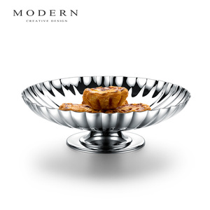 摩登MODERN轻奢北欧不锈钢果盘