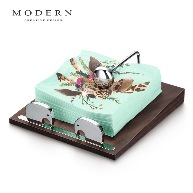 modern纸巾架轻奢家居摆件