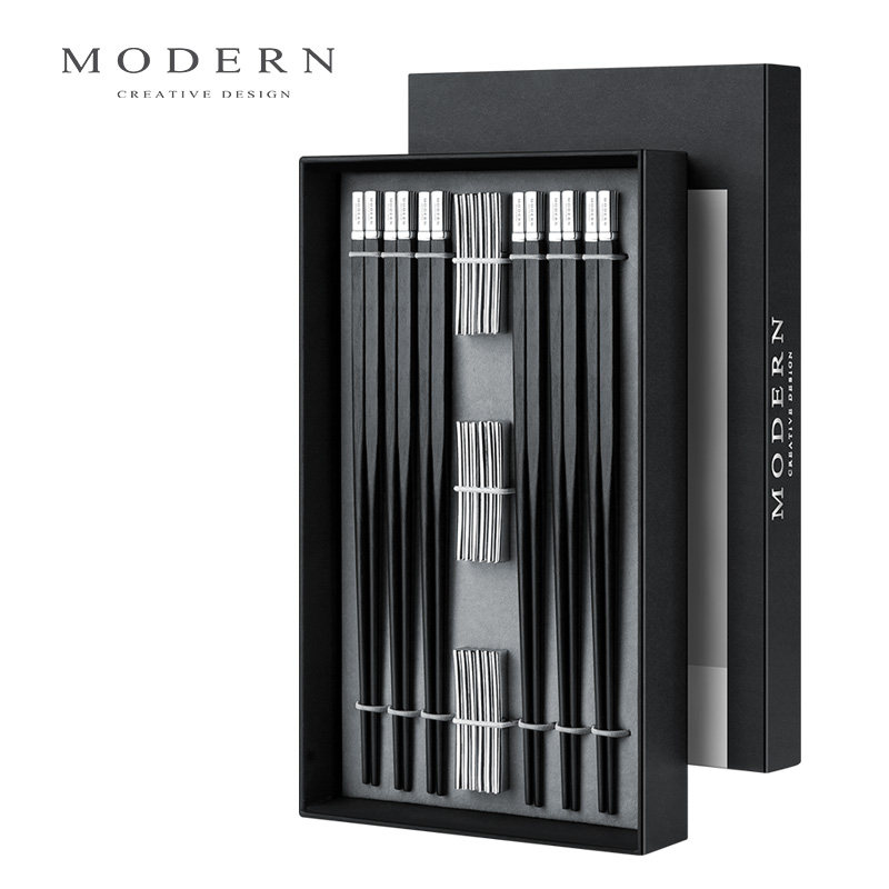 modern黑檀木轻奢筷子