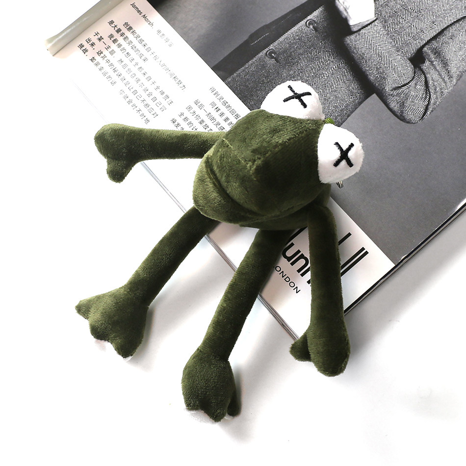 芝麻街长腿青蛙挂件可爱毛绒公仔玩偶背包钥匙扣男女网红丑萌饰品