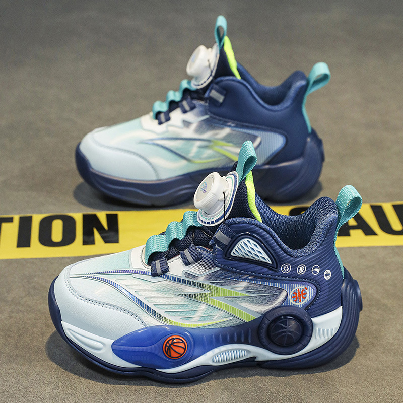 七岁八岁九岁十岁11男童鞋子儿童篮球鞋2025款秋冬防滑学生运动鞋