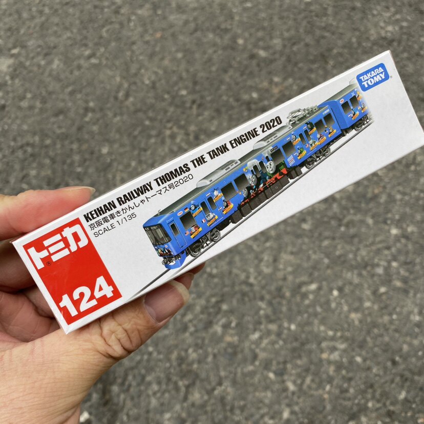 TOMY124红盒长条车TOMICA多美卡合金车京阪电车托马斯喷绘电车