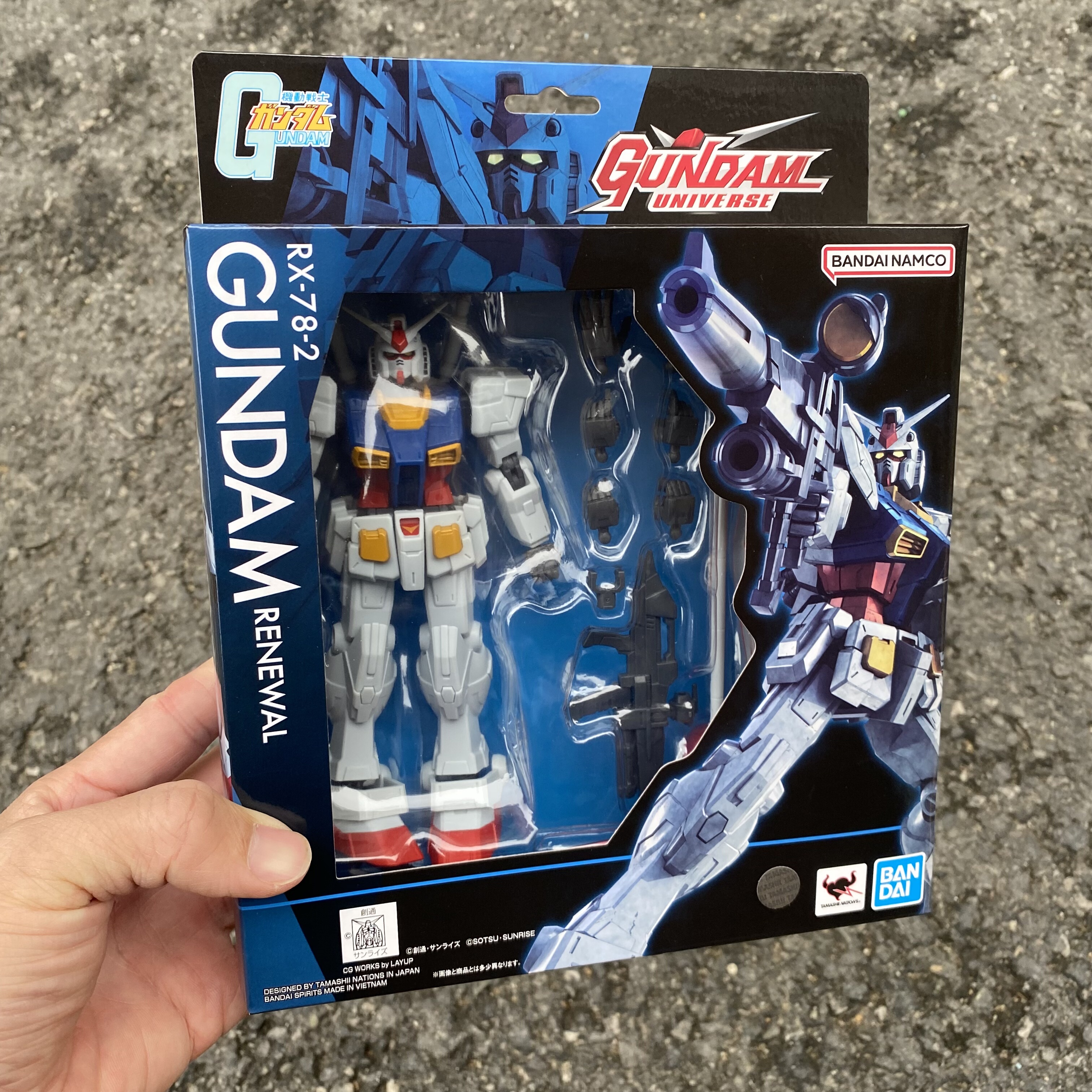 万代高达模型免拼装成品人偶GU42元祖高达gu初代高达RX78 gundam