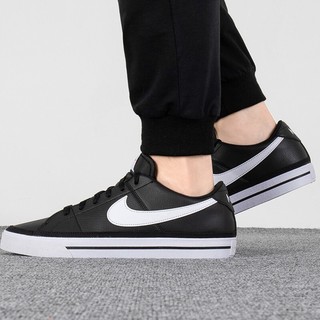 Nike耐克男鞋正品夏季新款黑色低帮皮鞋休闲鞋轻便板鞋DH3162-001