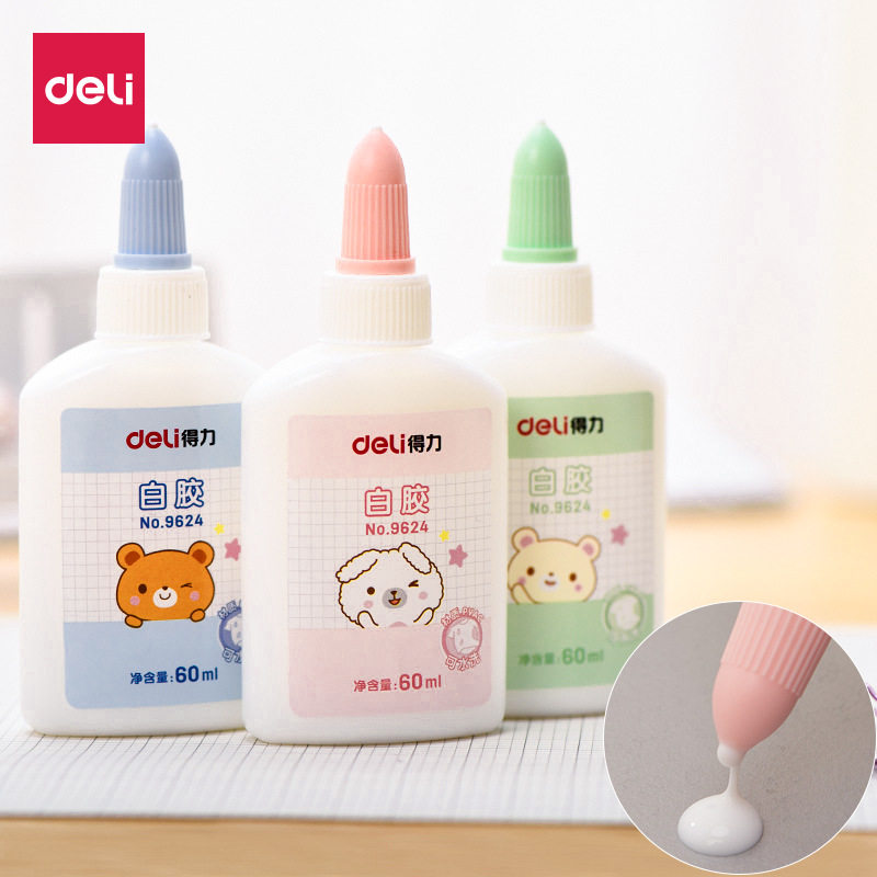 得力白乳胶幼儿园儿童学生diy手工模型专用胶水白胶衍纸液体折纸