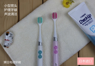 日本进口狮王LION细齿洁电动牙刷声波护理牙龈宽头软毛替换牙刷头