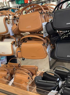 lululemon代购 Leather/Canvas Mini Bag 女士手提单肩迷你子母包