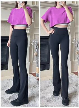 lululemon代购 Groove Pant Flare32 瑜伽运动喇叭显腿长神裤