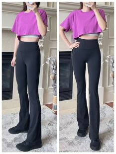 lululemon代购 Groove Pant Flare32 瑜伽运动喇叭显腿长神裤
