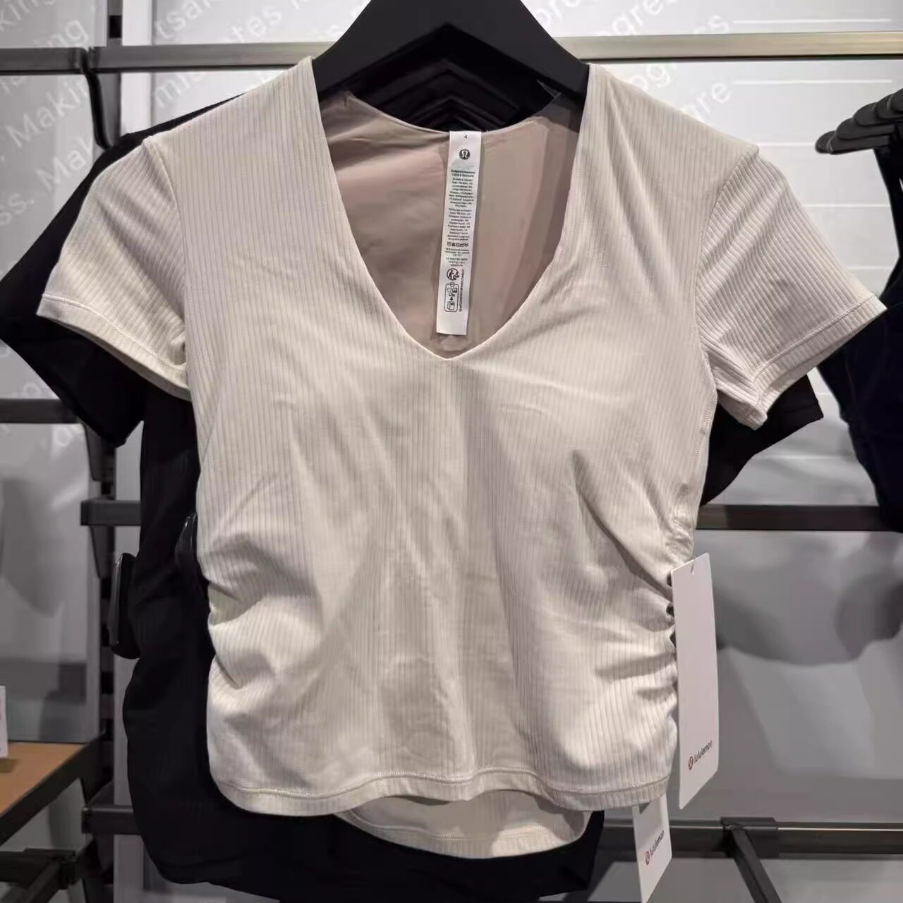 lululemon代购 All It Takes SS Nulu裸感瑜伽运动修身显瘦短袖图片