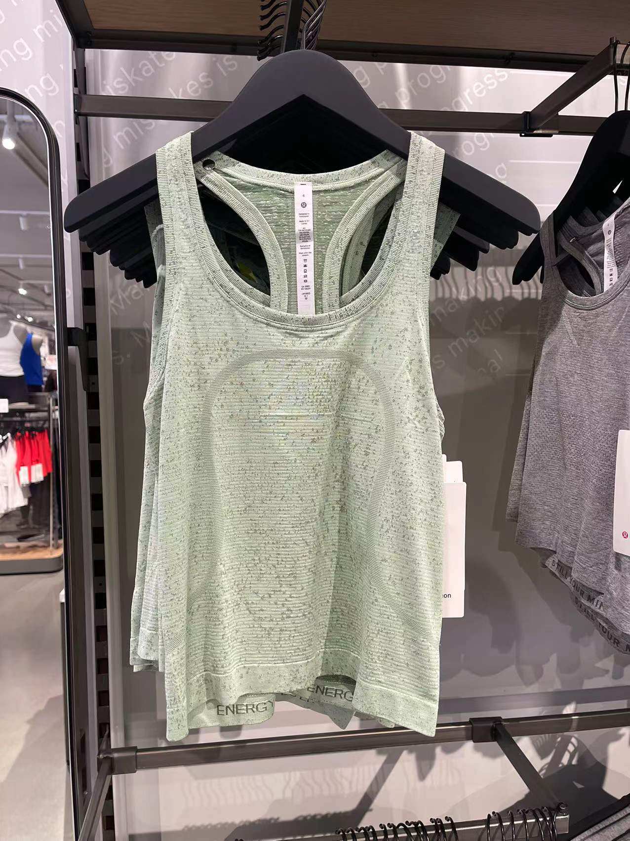 lululemon代购 Swiftly Tech Racerback经典健身工字瑜伽背心女