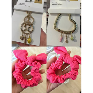 【直邮c】lululemon Charm Keyring爱心可爱钥匙扣包饰品挂饰