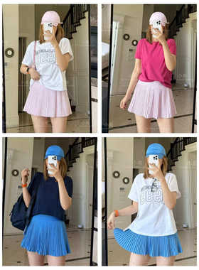 lululemon代购 Varsity HR Pleated Tennis 细百褶运动网球裙