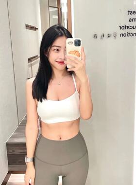lululemon代购 Flow Y Bra 经典裸感面料BC罩亲肤瑜伽运动文胸
