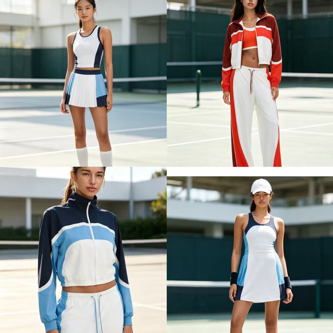 lululemon代购 Court Champ 拼接褶皱网球裙/背心/短裤图片