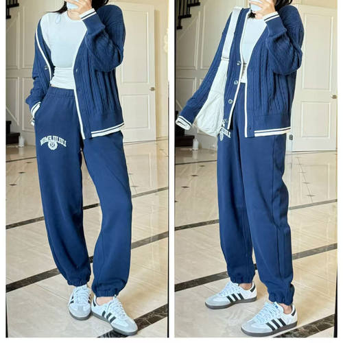 lululemon代购Scuba Mid-Rise Oversized Jogger运动休闲加绒卫裤