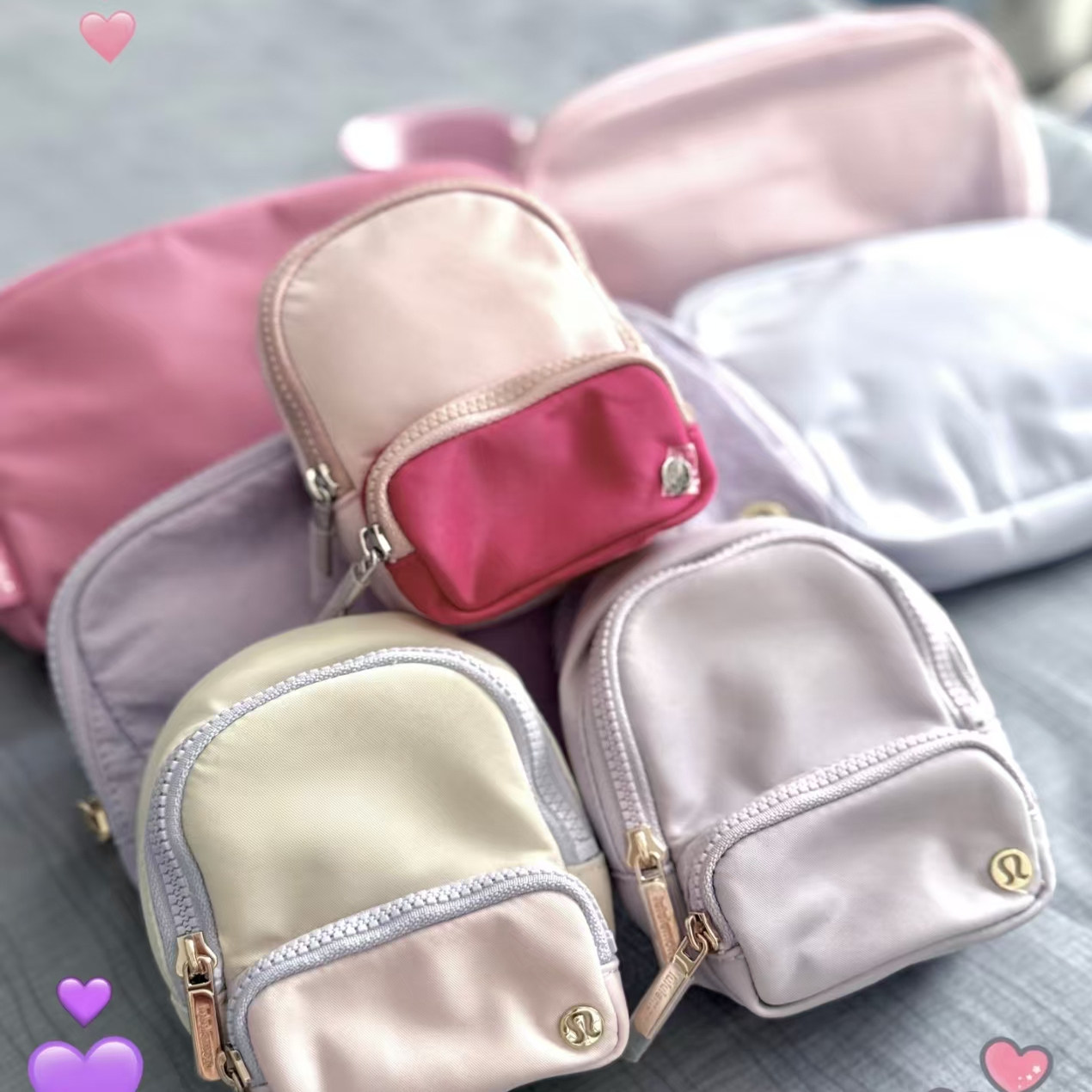 lululemon代购 Everywhere Backpack Nano 迷你可爱小废包挂件图片
