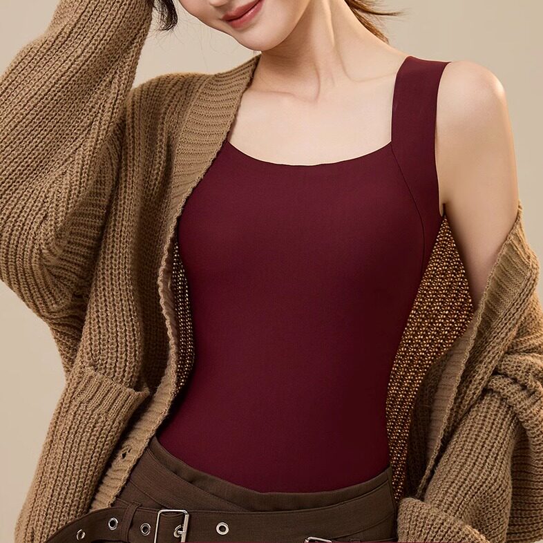 玻色因美肤衣】锁温保暖背心女2024年新款亲肤修身防静电弹力文胸,女士内衣/男士内衣/家居服,保暖背心,淘宝优惠券,粉丝福利购,淘宝优惠卷