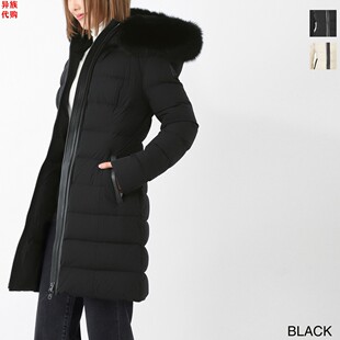 异族日本代购 加拿大 MACKAGE 2025冬女防寒防水狐毛领鹅绒羽绒服
