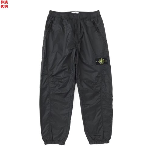 异族日本代购意大利 STONE ISLAND 2026春男士锦纶束脚运动休闲裤