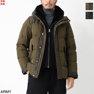 异族日本代购 加拿大 MACKAGE 2024冬男士可脱卸羊皮帽保暖羽绒服