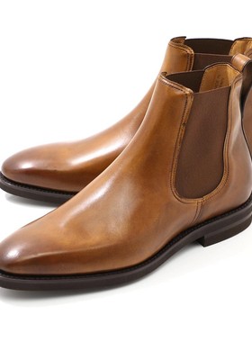 异族日本代购 西班牙 Berwick 1707 2024冬男全手工牛皮切尔西靴