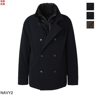 异族日本代购 意大利 MONTECORE 2025秋男保暖可拆内襟立领羽绒服