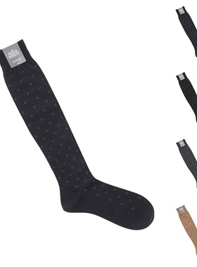 异族日本代购  日本HALISON /哈里森 2026春男士羊毛针织高筒袜子