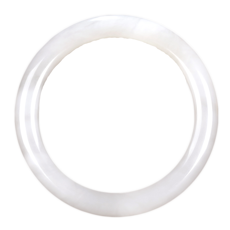 玉友和田玉淡紫色手镯内径约58mm