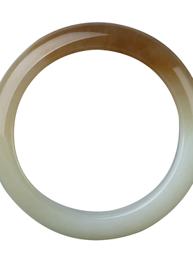 玉友和田玉糖白玉女款手镯孤品