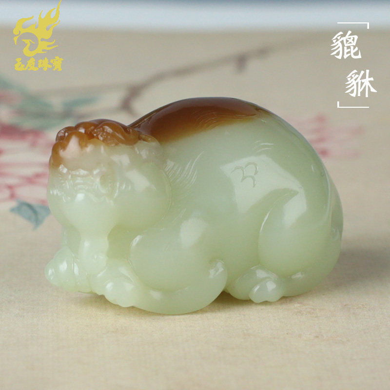 和田玉貔貅吊坠男款玉坠